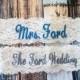 MONOGRAMMED and PERSONALIZED Garter set / Wedding Garter / lace garter