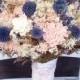 Dried flower bouquet - sola flower - sola flower bouquet - dried flowers - spring wedding - lavender bouquet - blush bouquet - gold bouquet
