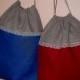 Linen drawstring gift bags bridal Christmas wedding linen lingerie bags set of 2 Spa accessories bags
