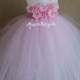 Baby Pink Light Pink Blush Pink Flower Girl Tutu Dress Birthday Party Dress Toddler Dress 1t2t3t4t5t6t7t8t9t10