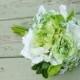 Green Real Touch Bouquet (Ranunculus, Calla Lilies, Succulents, Hydrangea, Gladiolas), Summer Wedding, Spring Wedding
