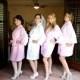 4 Wedding Party Bridesmaids Spa Robes Monogrammed Front embroidery is included