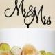 Mr & Mrs Cake Topper,Wedding Cake Topper,Acrylic Cake topper-P037