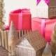 DIY Gingerbread House Gift Boxes