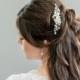 Small Bridal Hair Comb, Freshwater Pearl Bridal Hairpiece, Bridal Hairpiece, Bridal Hair Clip