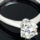 Platinum Elegant Solitaire Engagement Ring