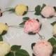 Bridal garland,wedding garland,paper flower garland,peonies paper flower, salmon, raspberry,party garland,paper flower decor