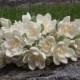 Bridal paper flower,wedding paper flower,paper flower ,flower paper decor,magnolias paper flower ,bridal flower,wedding flower,flower 25pcs.