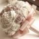 ON SALE!! brooch bouquet, wedding bouquet, bridal bouquet, bridesmaids bouquets, wedding decor, brooch decor, brooch accessories, white wed