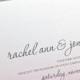 Rachel Pink Ombre Wedding Invitation Sample