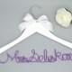 Promotions Silver wedding hanger Custom wedding hanger/ Bridal dress personalized hanger/ Bridesmaid unique hanger