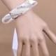 Man-Made Strap Rhinestone Wrist Band Hand Band Wedding Accessory Bracelet