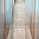 Vintage Inspired Mermaid Style Elegant Bridal Gown Lace Wedding Dress W210
