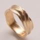 Dune No.2 - 14k Gold Ring , Wedding Ring , Unisex ring , Wedding Ring , Wedding Band , Men's Ring