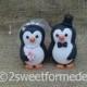 penguin wedding cake toppers