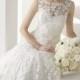Rosa Clara Bridal: Beaded, Flowery Lace Wedding Dress