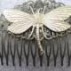 Dragonfly Hair Comb Woodland Wedding Vintage Hair combs Bridal Hair Accessories Decorative Combs Dragonfly Hair comb