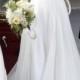 Sparkles sequins top rock element chiffon short wedding dress