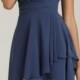 A line Knee Length Sweetheart Chiffon with Ruched Bridesmaid DressesSKU: BM000049