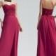2016 New Taylor Swift Chiffon Burgundy Sweetheart Gown Sash Zipper Pleats Ruching Backless Floor-length Bridesmaid Dresses 0008 Online with $70.96/Piece on Hjklp88's Store 