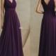 2015 Sexy Chiffon V-neck Bridesmaid Dress Sweetheart Prom Formal Pageant Wedding Bridal Evening Party Ball Gown Stock Dress Online with $82.25/Piece on Hjklp88's Store 