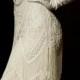 Ivory Beaded Vintage Flapper 1920's Wedding Dress,The Great Gatsby, Downton Abbey, Vintage Bride, Boudoir, Charleston ~ Silky Slip included!