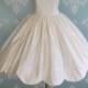 Wedding Dress Tea Length BUTTERCUP Silk Scallop Hem Short
