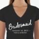Bride tshirt, bridal party t shirt, bridesmaid tee