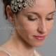 Rhinestone Bridal Hair Comb, Crystal Hair Piece, Wedding Head Piece, Rhinestone Fascinator - Stella