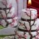 日式浪漫櫻花蛋糕蠟燭,歐美婚慶用品,創意答謝婚品,婚禮回禮LZ025