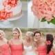 Color Inspiration: Perfect Coral And Gold Wedding Ideas - MODwedding