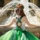 Emerald  Flower Girl Dress, Wedding Flower Girl  Dress, Princess Dress, Tutu Dress All Sizes Girls