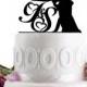 ON SALE !!! Wedding Cake Topper - Wedding Decoration - Cake Decor - Monogram Cake Topper - For Love - Anniversary Cake Topper