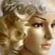 The Great Gatsby,20's flapper Vintage Inspired Bridal 1920s Headpiece Bridal Wedding 1930's Rhinestone headband flapper headpiece