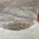 Wedding Dress Bridal Crystal Beaded Applique Sash Belt