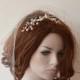 Pearl Wedding Headband, Pearl Bridal Hair Comb, Wedding Headband, Bridal Hair Accessory, Wedding Hair Accessories