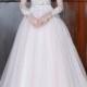 Wedding Dress MIRABELLE, Wedding Dress A-line, Wedding Dress Ball Gown, Wedding Dress Long Sleeves