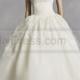 White by Vera Wang Twill Gazar Lace Wedding Dress VW351088