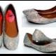 Swarovski Crystal Flats, Bridal Flats, Crystal Flats, Party Shoes, Prom Shoes, Rhinestone Flats, made in any color