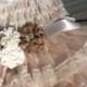 Rustic Flower Girl Dress-Cream-Tan-Ivory-Wheat-Rustic Flower Girl Outfit/Wheat Cream Flower Girl- Shabby Chic Flower Girl-Country Wedding