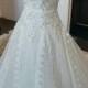 Stunning Beaded and Embellished A-Line Wedding Dress, Lace Wedding Dress, Unique Wedding Dress, Modest Wedding Dress, A-line Wedding Dress