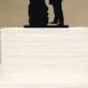 Silhouette Wedding Cake Topper,Bride and groom Cake Topper, Funny Cake topper, initial Cake Topper,Unique Wedding Cake Topper,Cake Decor