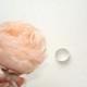 Peach Ivory Rose  Hair Pin  Flower Wedding Headpiece Bridal Hair Accessories