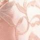 Rose Quartz Pantone Color of the Year Lace Bridesmaid Gift Blush Pink & Cream Wedding Cosmetic Bag (Blush Wedding, Blush Bridesmaid Gift)