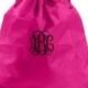 Monogram Backpack Drawstring Bag - Personalized Backpack - Custom Gift Ideas