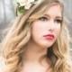 woodland pine cone rose floral hair  crown  'A Love Like Ours'