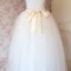 2015 Wedding Bridesmaid Skirt. Cream Ivory Tulle Skirt. Petticoat Full Floor Length Tulle Skirts Bridesmaid Dress for  Wedding Plus Size