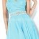 Buy Australia Sweetheart A-line Asymetrical Ice Blue Chiffon Homecoming Dress/ Prom Dresses JIGowns JO-17459 at AU$144.74 - Dress4Australia.com.au