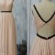 2015 Peach Bridesmaid dress, Blush Wedding dress, Long Party dress, Evening dress, Elegant dress, Formal dress, Prom Dress (F066A2)