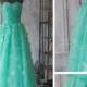 2015 Sea Green Bridesmaid dress, Butterfly Wedding dress, Party dress, Formal dress, Party Dress floor length (T025)